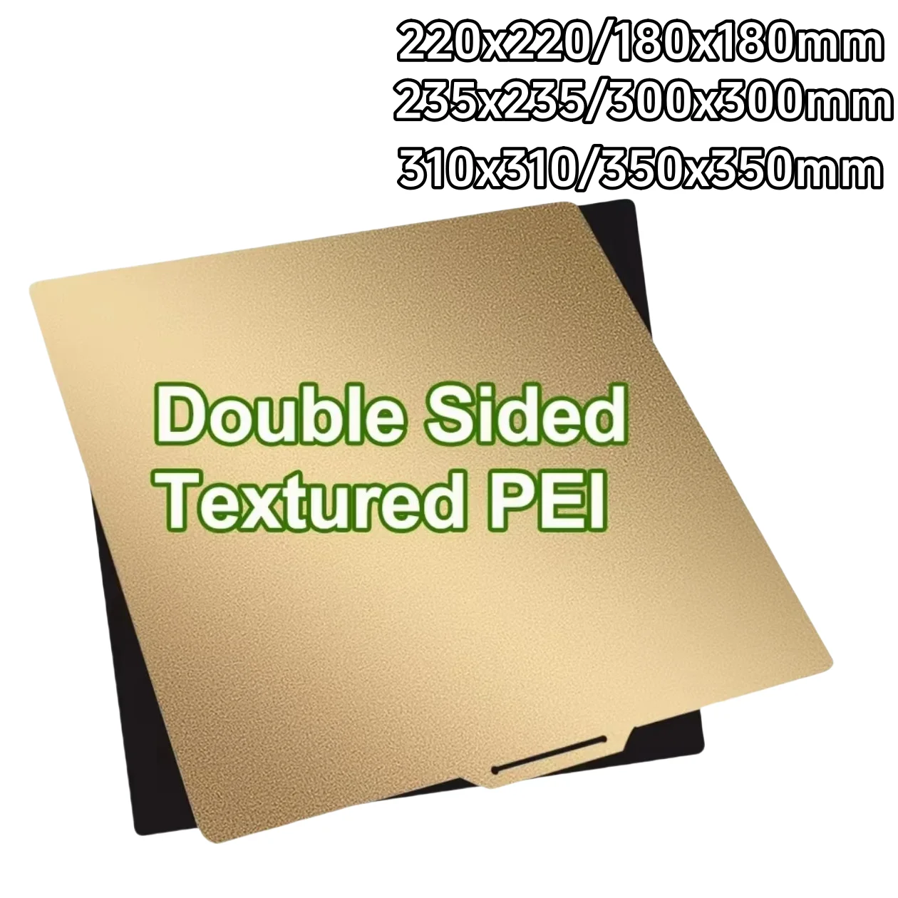 Double Sided PEI Spring Steel Sheet Textured 220/235/310/350mm Bamboo Lab 3D Printer Plate Heated Bed For Ender-3 CR-10 Printer