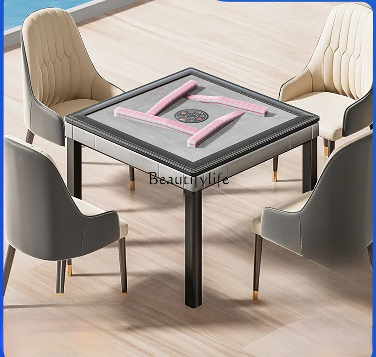 

01*Cyclone roller coaster mahjong machine automatic household dining table dual-purpose