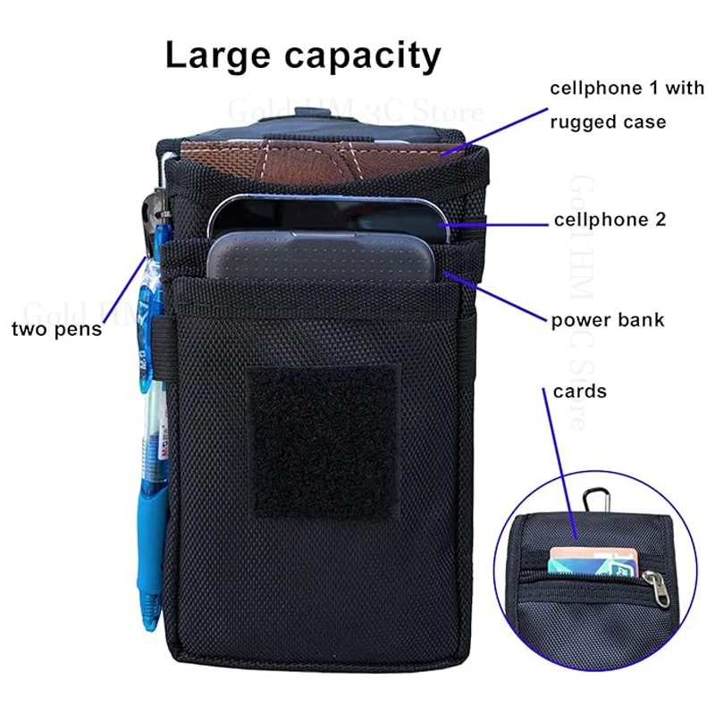For Ulefone Armor 29 34 33 Pro Necklace Lanyard Strap Phone Case Pouch Armor 29 Ultra 30 28 27 T 24 22 21 25 Pro Plus Waist Bag