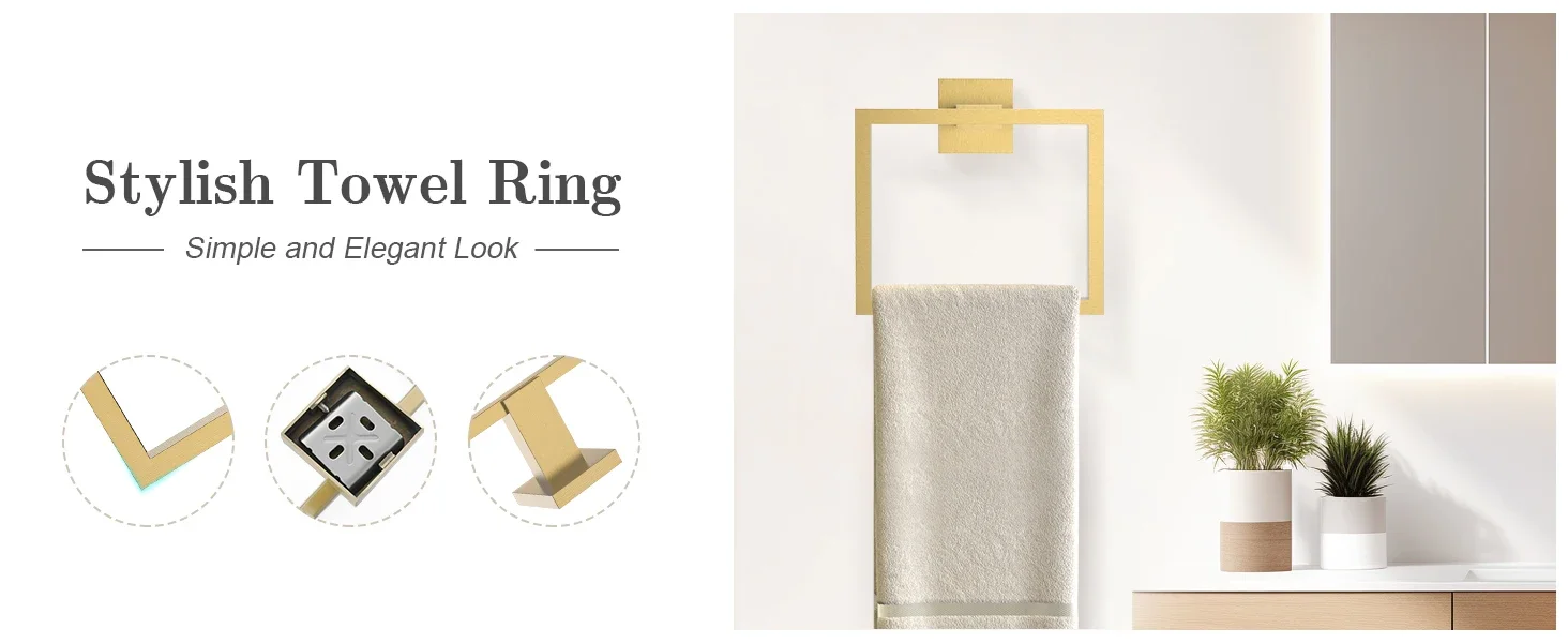 brushed gold toilet paper holder