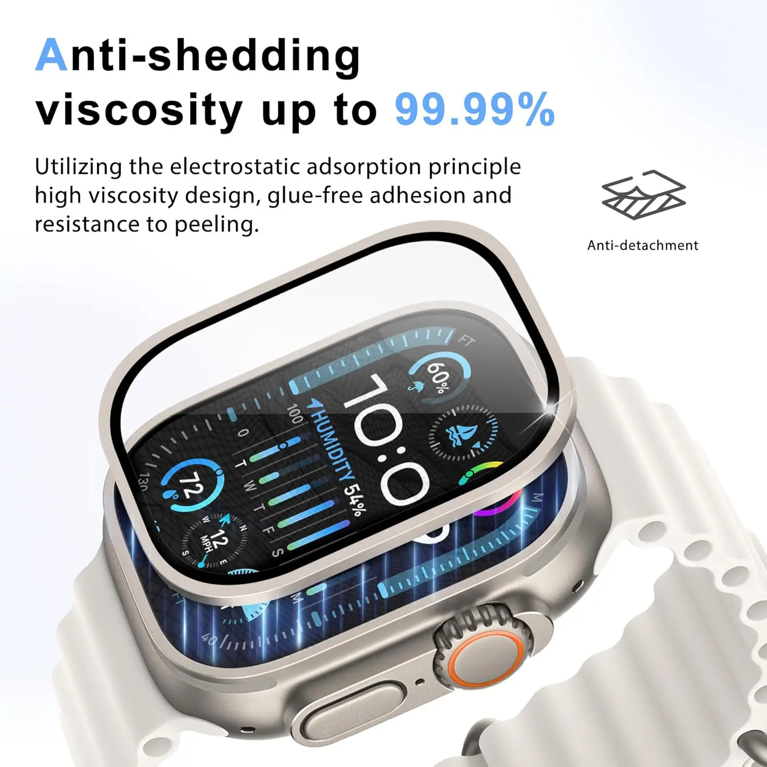 Tempered Glass Film For Apple Watch Ultra 3 49mm Screen Protector Anti-Scratch Aluminium Metal Bumper For iWatch Ultra 2 1 49mm image 4