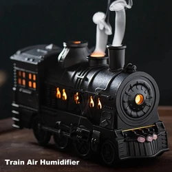 Train Aromatherapy Diffusers Air Humidifier Mist Maker Fragrance Essential Oil Retro Difusor Remote Control EU Plug