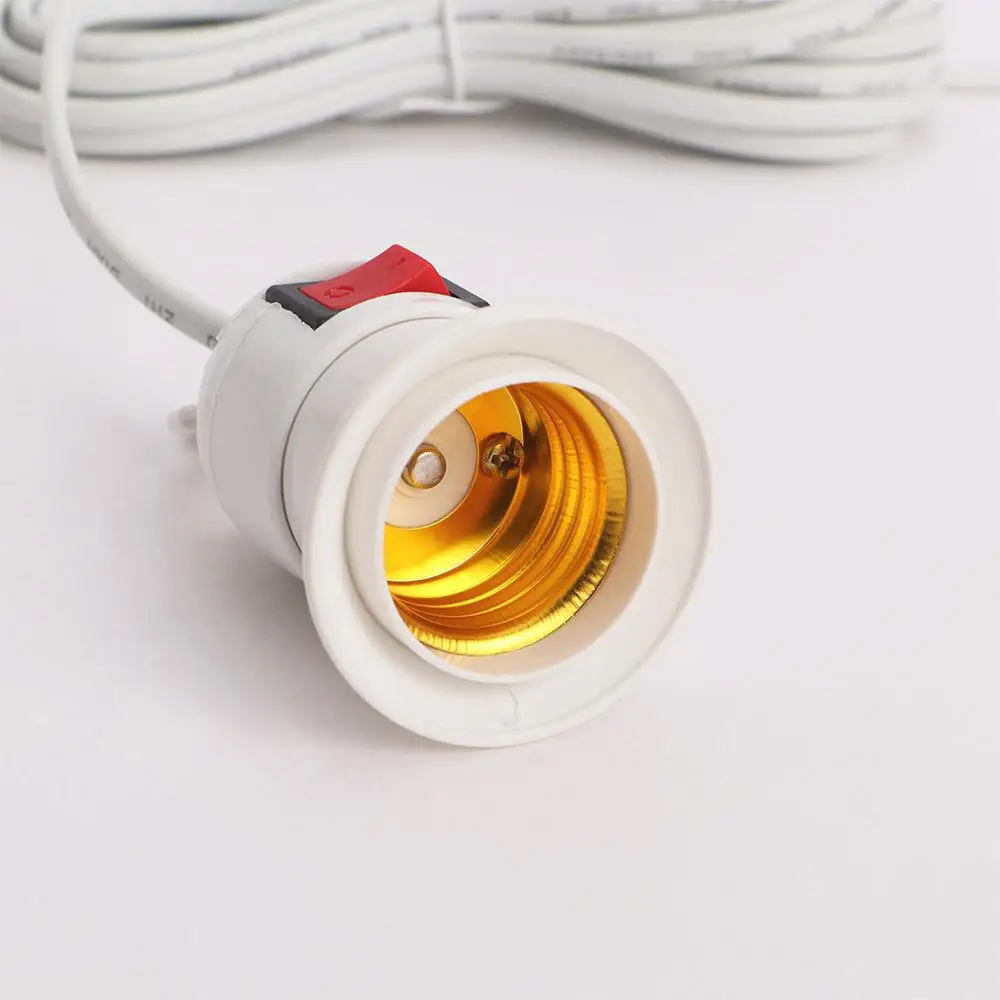 EU Plug E27 Pendant Lighting Fixture Lamp Converter On/Off switch Lamp Bases Lamp Adapter Plug Holder Light socket