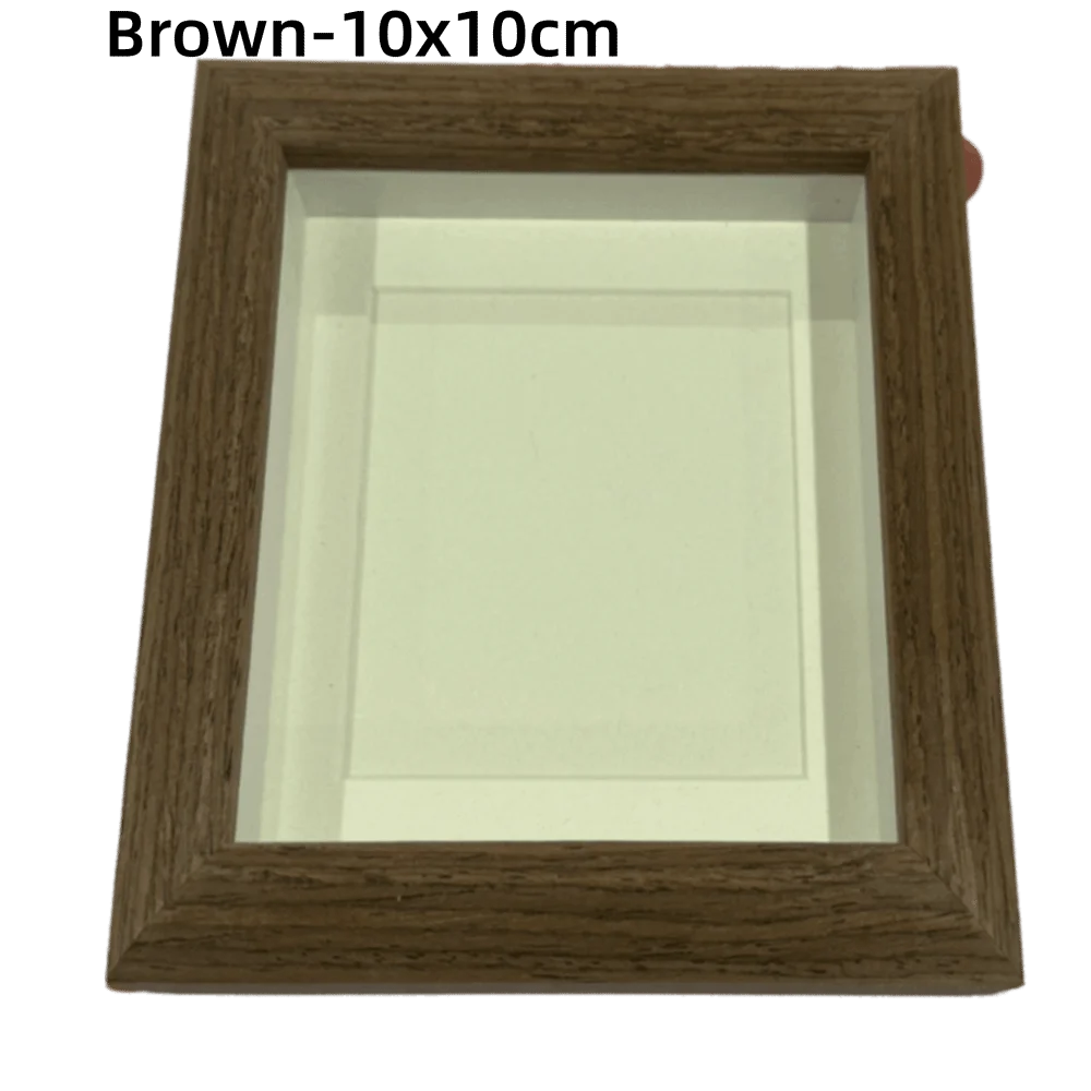 New 6/7/8 Inch Black Walnut Photo Frame Simple Simulation Wood Picture Frame Handmade Mortise Tenon Photo Frame