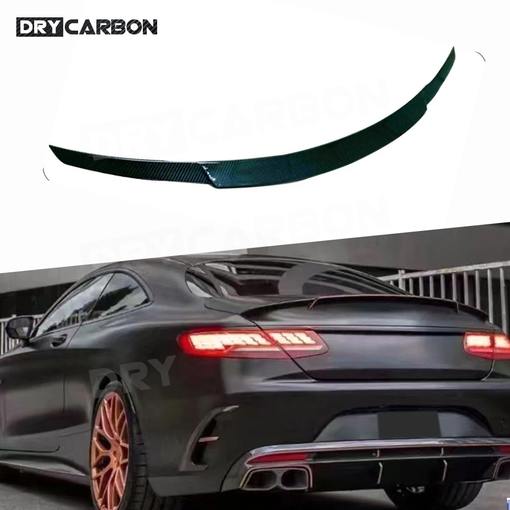 

for Benz S Class W217 C217 S63 S65 AMG Coupe 2014-2019 B Style Rear Trunk Duck Spoiler Wing Car Style Body Kits Accessories