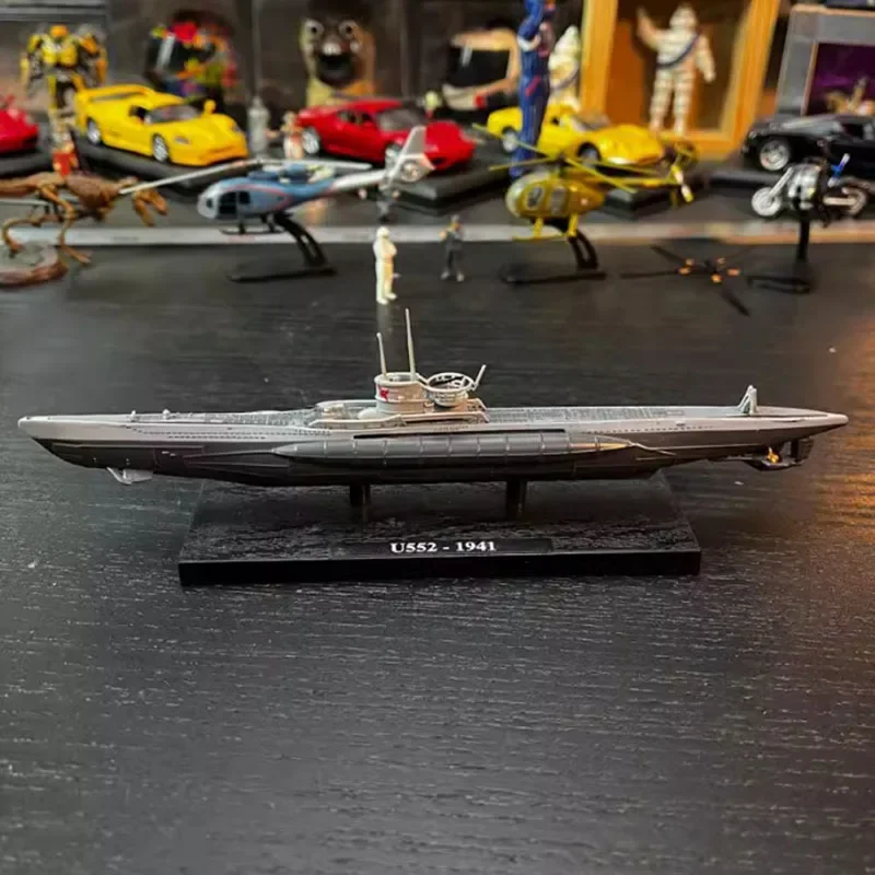 Diecast 1:350 Scale German U-boat Submarine U181/U47/U552/USS Alloy Warship Ship Model for Collection& Display & Gift