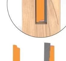 1PC 6.35MM Shank Milling Cutter Wood Carving Straight Bit  Carbide Single Double Flute Router Bit Wood Milling Cutter
