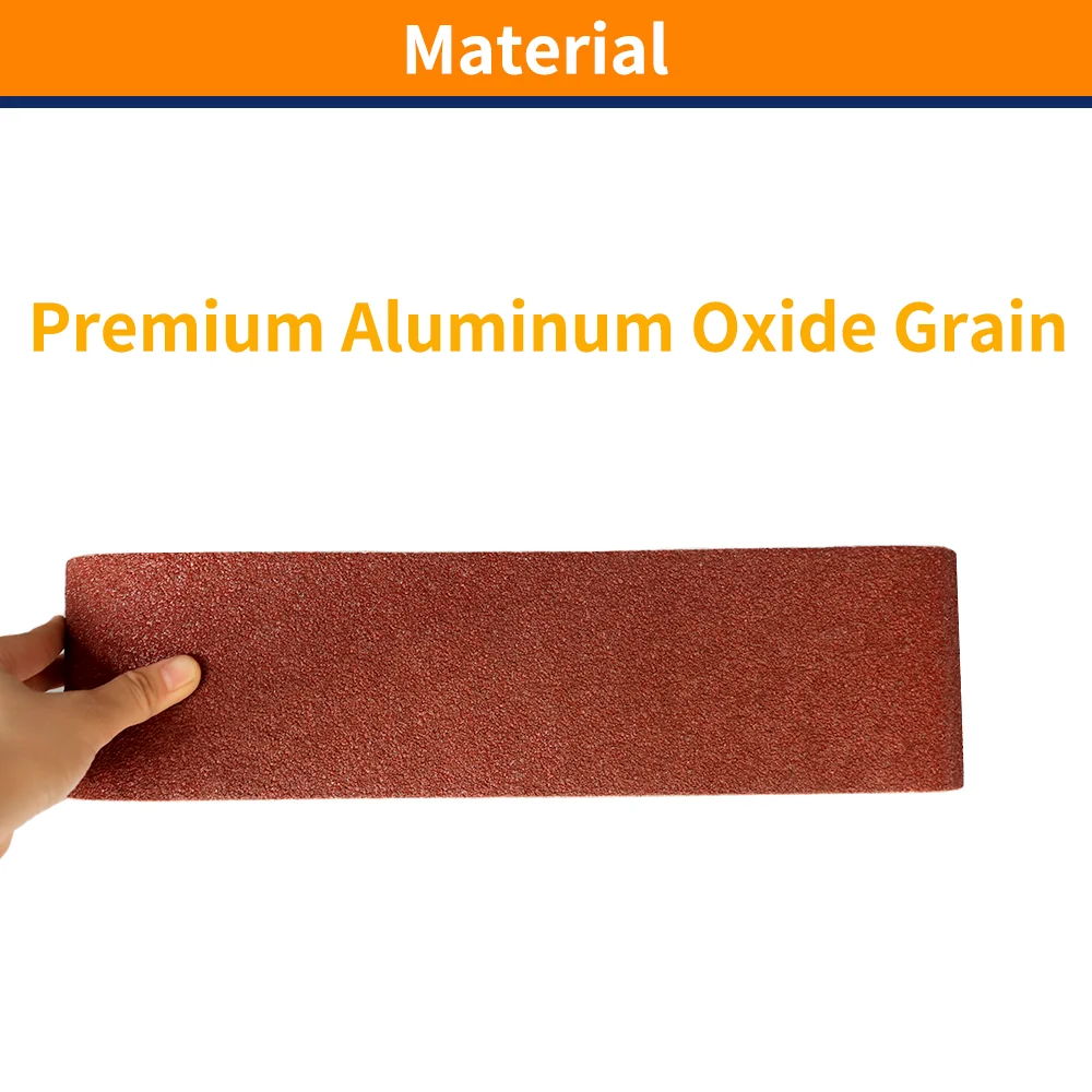 Imagem -04 - Correias de Lixamento Abrasivas para Madeira Polimento e Rebarbação de Metais 401000 Grãos 1-1 x 30 760x40 mm 10 Pcs