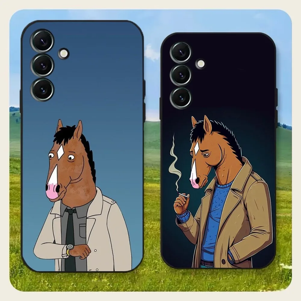 B-Bojack cartoon H-Horseman funny Phone Case For Samsung Galaxy A20,A21s,A22,A31,A32,A52,A53,A72,73,A80,A91Soft Black Cover