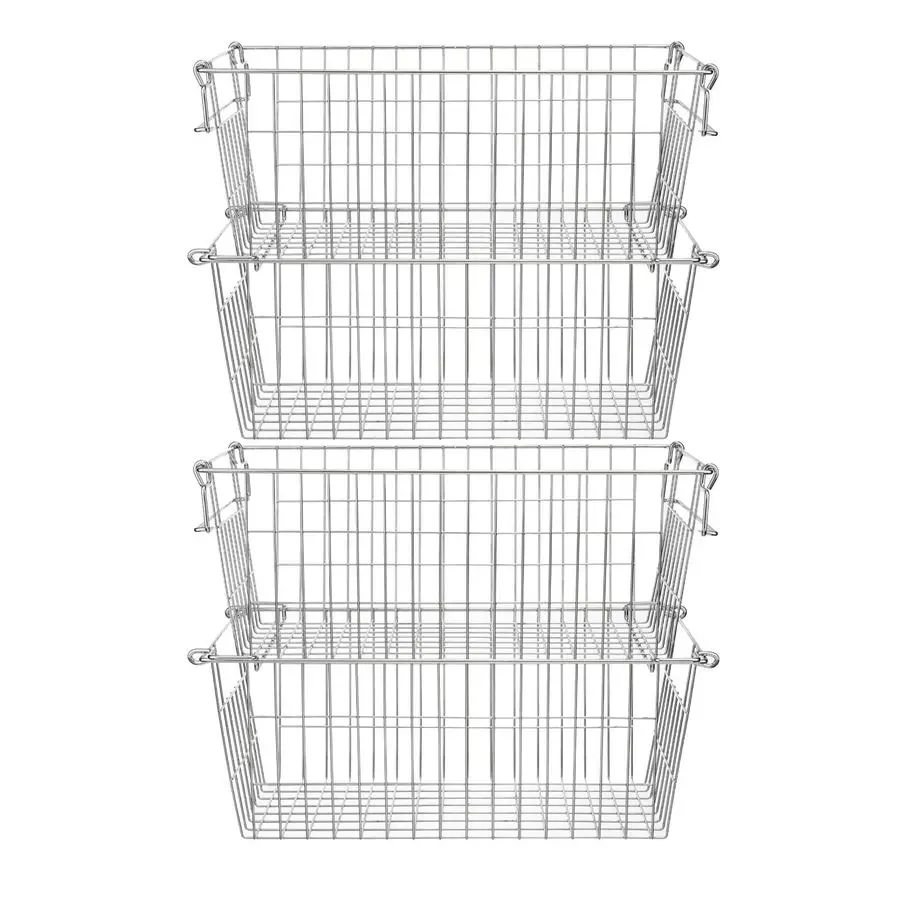 

Нагрудная корзина для морозильной камеры Штабелируемые корзины, кладовая для хранения и организации Нагрудные контейнеры для морозильной камеры Штабелируемые для хранения картофеля и лука Bi