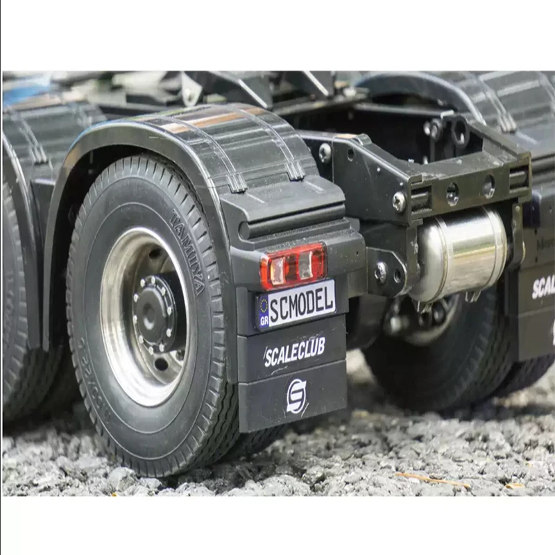 

Scaleclub Model 1：14 Trailer Mud Universal Upgrade Metal Rear Air Trim For Tamiya Lesu Rc Truck Tipper