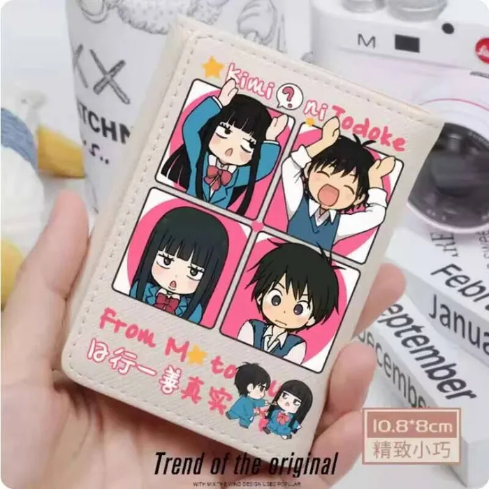 

Аниме Kimi Ni Todoke: From Me To You, модный кошелек из искусственной кожи, кошелек для карт, монета, сумка для денег, подарок для косплея B1283 хит