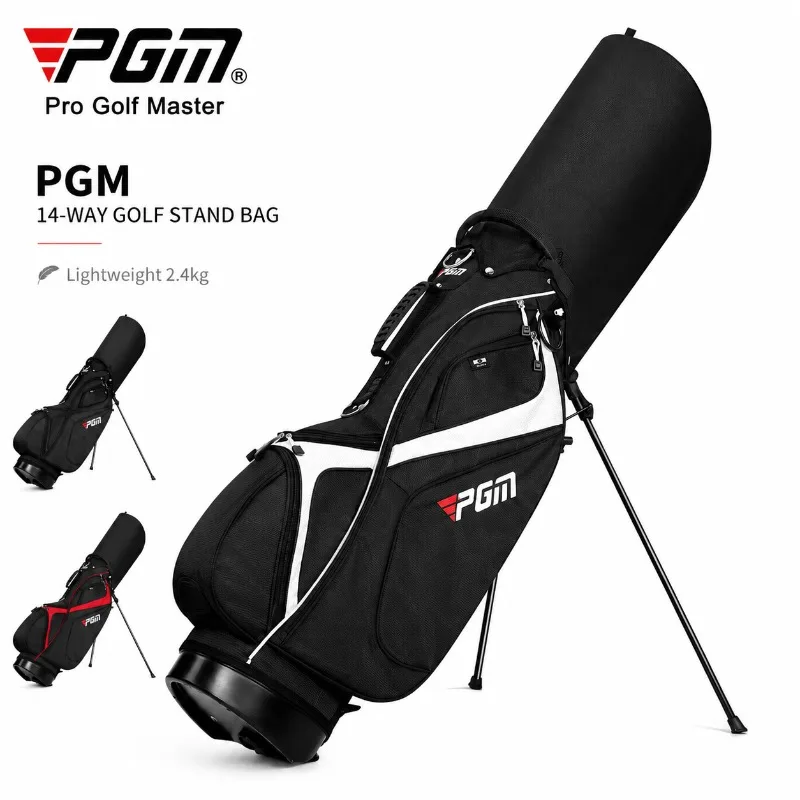PGM Golf Stand Bag 14 Way Divider Lightweight 2.4kg Carry Bag Men Women Dual Shoulder Straps Stable Stand Full Set Clubs