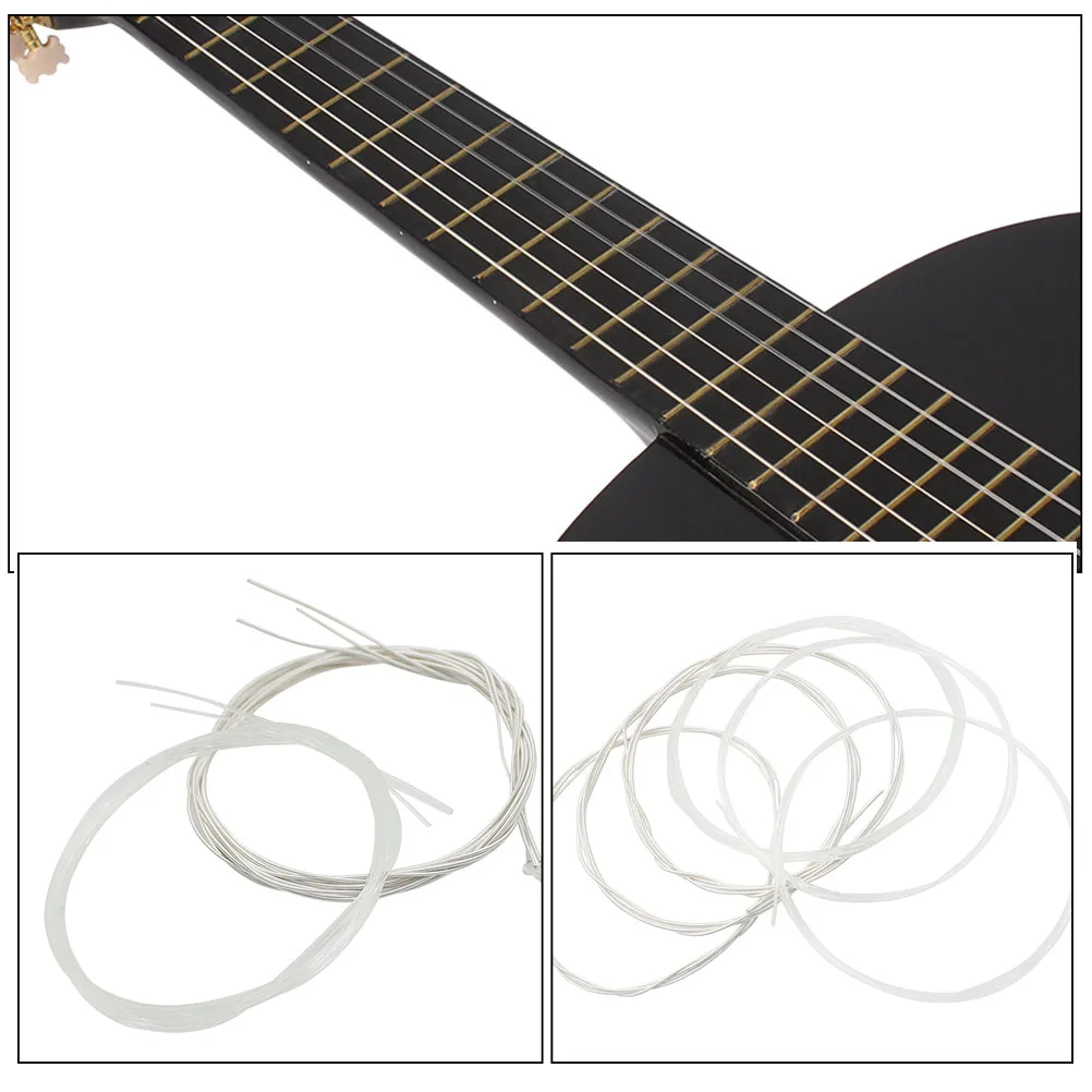 

6pcs Classical Nylon Guitar Strings Durable Bright Tone for Acoustic Folk Guitar Replacement Parts Accessories String