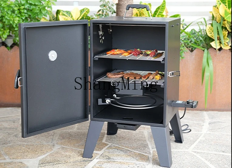 شواية كهربائية منزلية بدون دخاني من ZYY، شواية الحساء المدخنة، موقد كهربائي عمودي