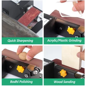 صنفرة كهربائية صغيرة ، صنفرة ، مطحنة صغيرة ، مبراة ، ملمع نجارة ، 7 سرعات ، 250 واط أفضل 12 مطحنة مقعد صغيرة للمبيعات - No12