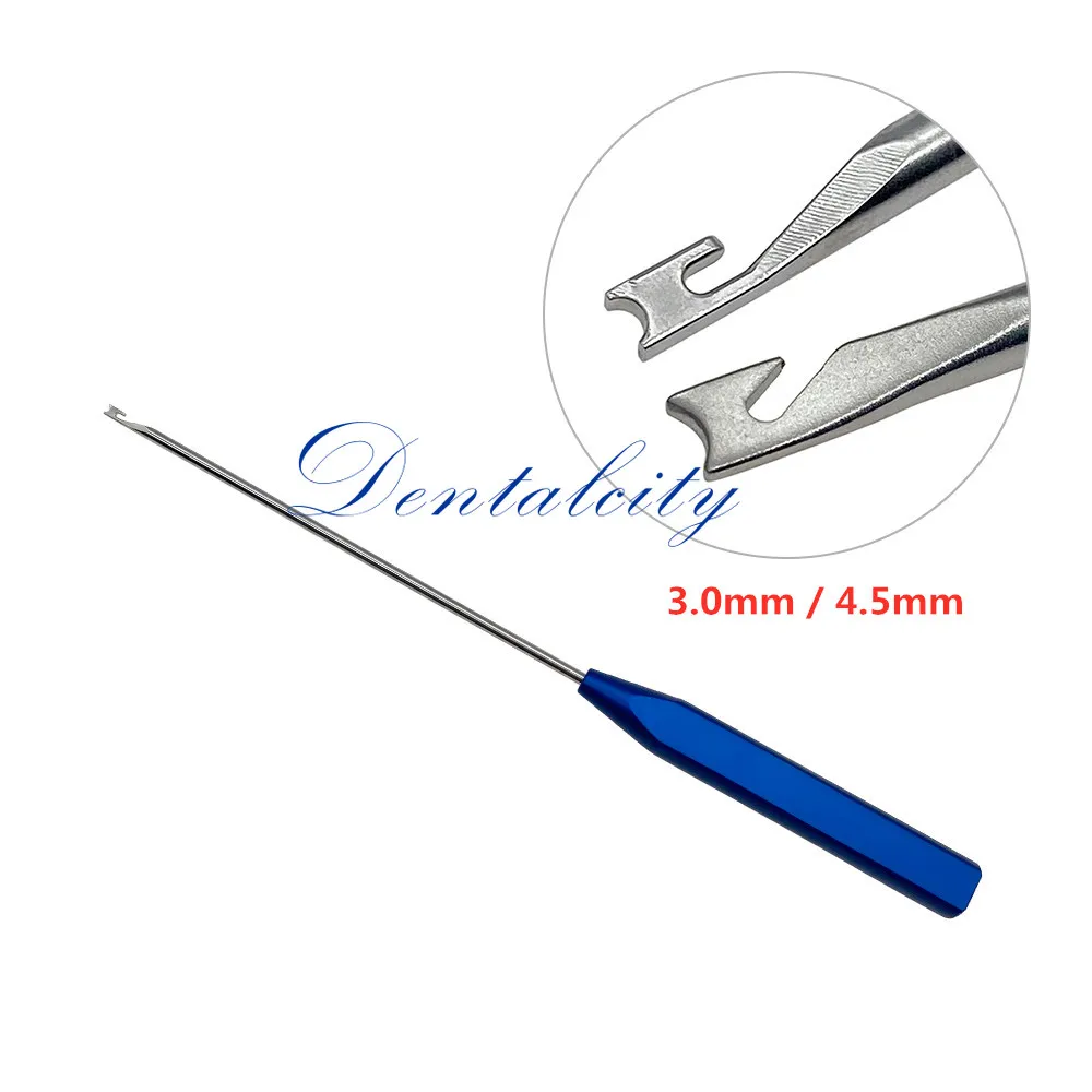 Orthopedic Wire Hook Suture Hook with Aluminum handle Suture Hook arthroscopy line Wire pass Thread Pet Orthopedic Instrument