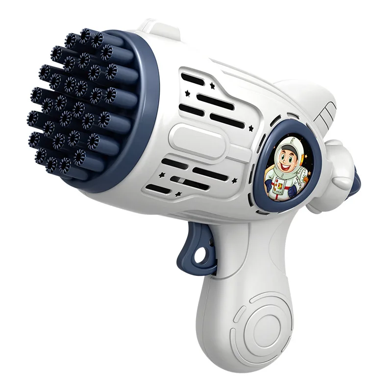 Bubble Machine ของเล่นเด็กอินเทอร์เน็ตคนดังอัตโนมัติ Bubble Blowing Stick ระเบิดรุ่น Gatling Gun ทนทาน
