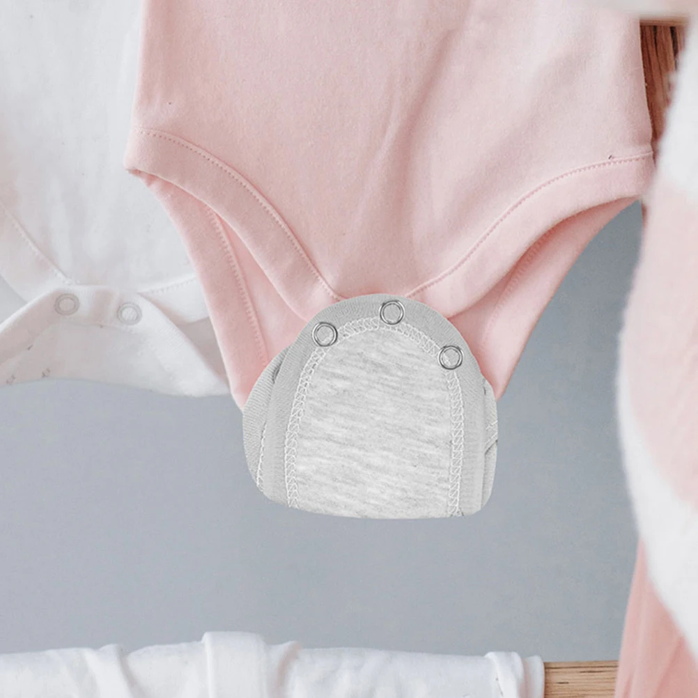 

10 Pcs Baby Hoodie Extension Body Extender Bodysuit Crotch Extenders Snap Women Diaper