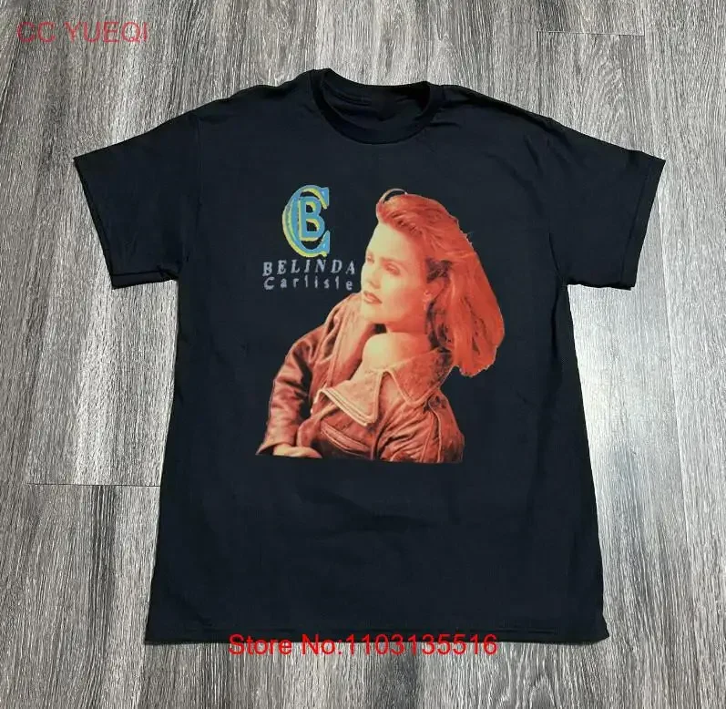 Belinda Carlisle Ретро Поп-музыка Тяжелая хлопковая футболка BT306 винтажная стираная уличная одежда Удобная дизайнерская одежда