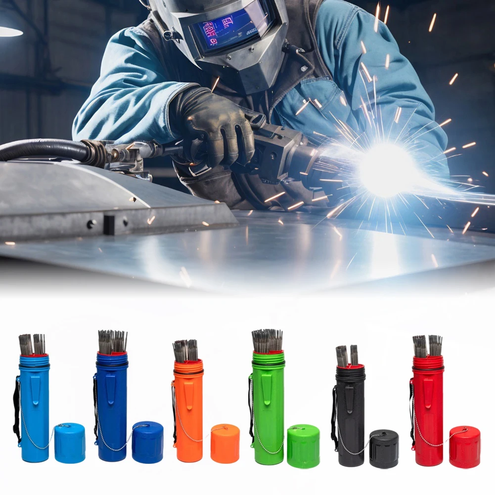 1pc Welding Rod Storage Tube Container 4.5kg Capacity MMA Electrode Holder 360x78mm Moisture Protection Welding Tool Accessories