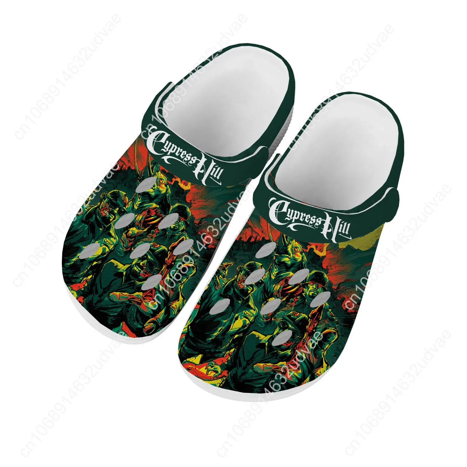 

Cypress Hill Sandals Men Women Teenager Fashion Water Shoes Hip Hop Band Garden Breathable Comfort Beach Custom Slippers
