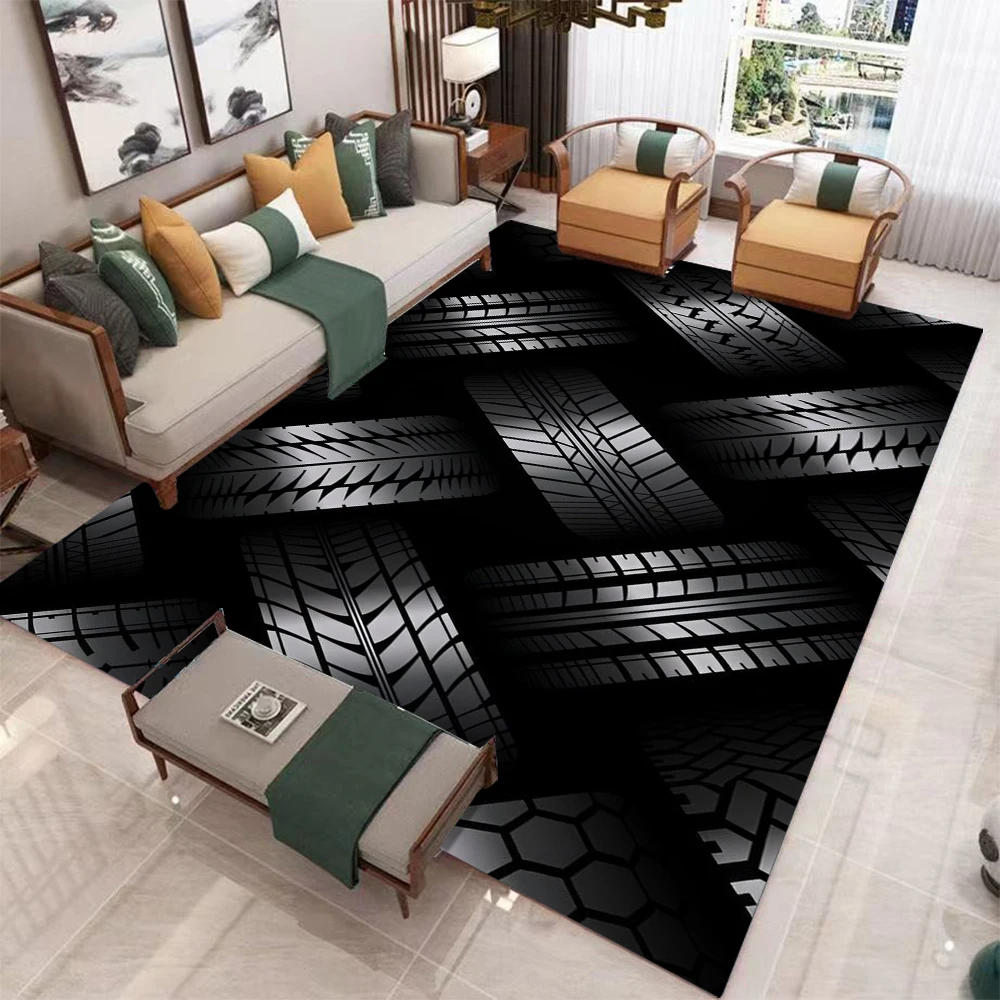 الإطارات نمط البساط الإطارات المسار البساط رجل الكهف ديكور غرفة في سن المراهقة حصيرة مكتب حصيرة شعبية نموذج البساط ميكانيكي البساط