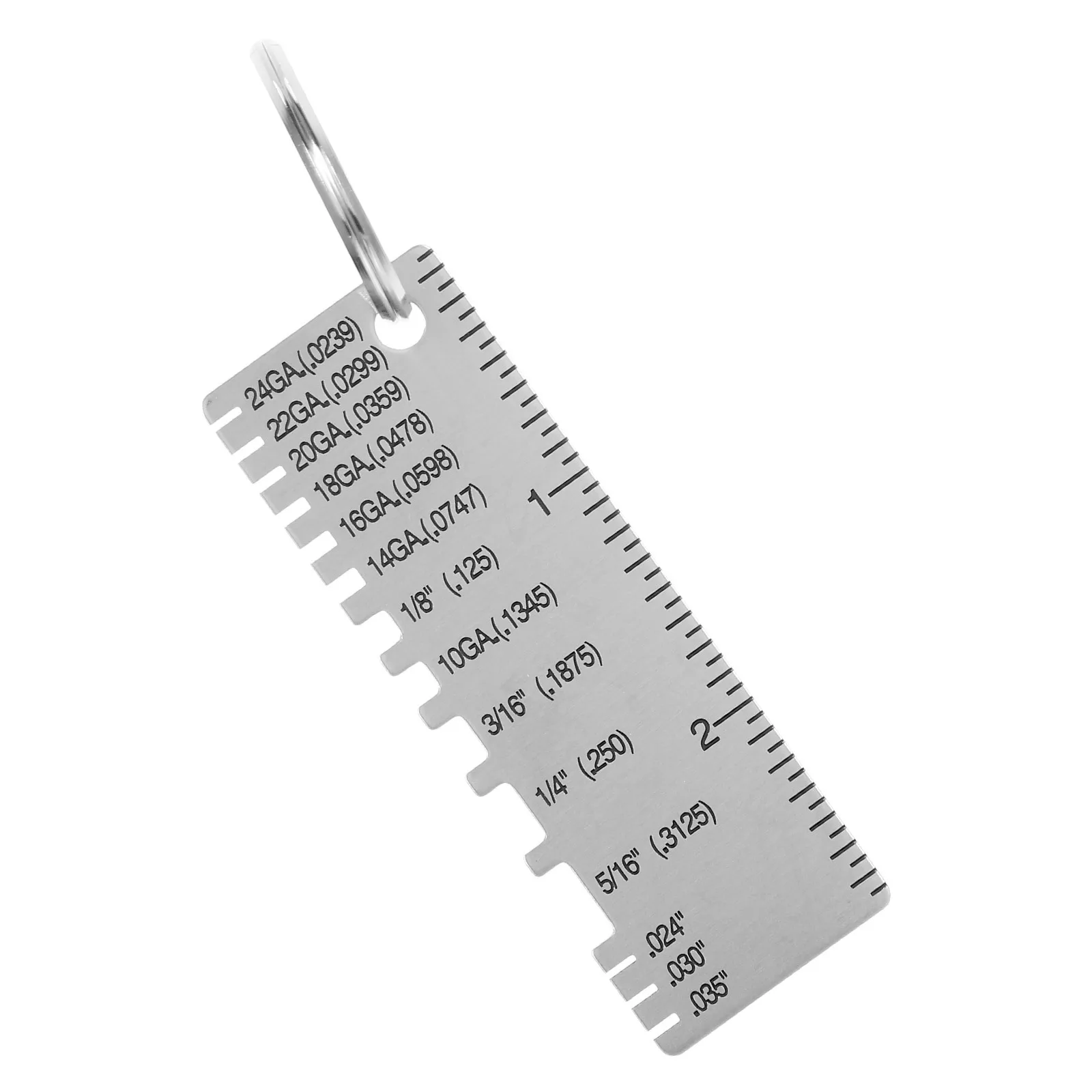 

Stainless Seam Inspection Gauge Double Sided Portable Wire Gauge Tool Precision Thickness Measuring Tool