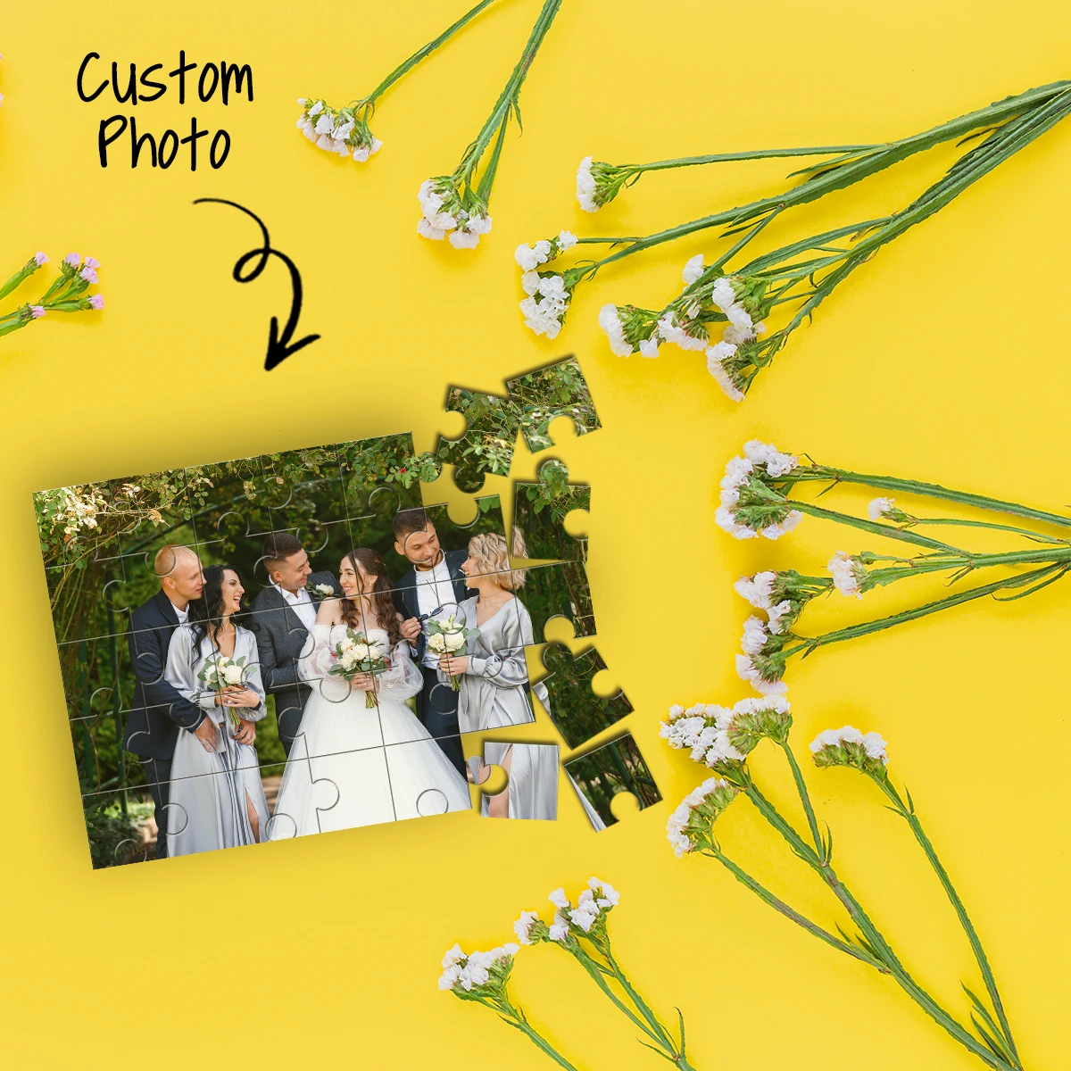 35/150/300/500/1000pcs Customized Picture Personalised Decompression Puzzles Jigsaw puzzle For Children Toy Commemorative gifts