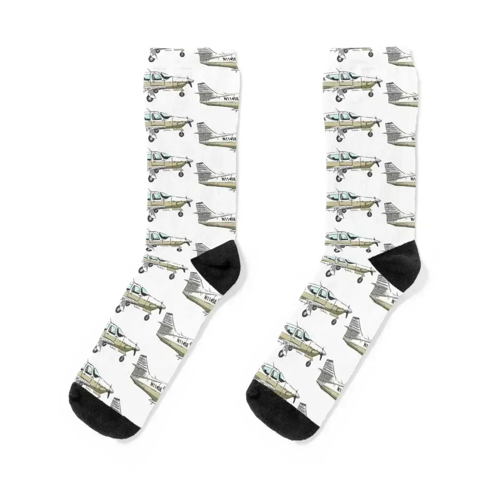 Rockwell Commander N114SE Socks man cycling Non-slip Socks Ladies Men's