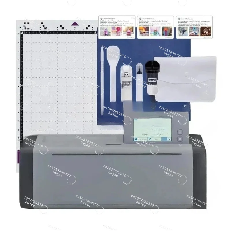 SDX125EGY ScanNCut DX Cutting Machine, 600DPI Scanner DIY Craft Cutter for Stickers, Vinyl & Cards