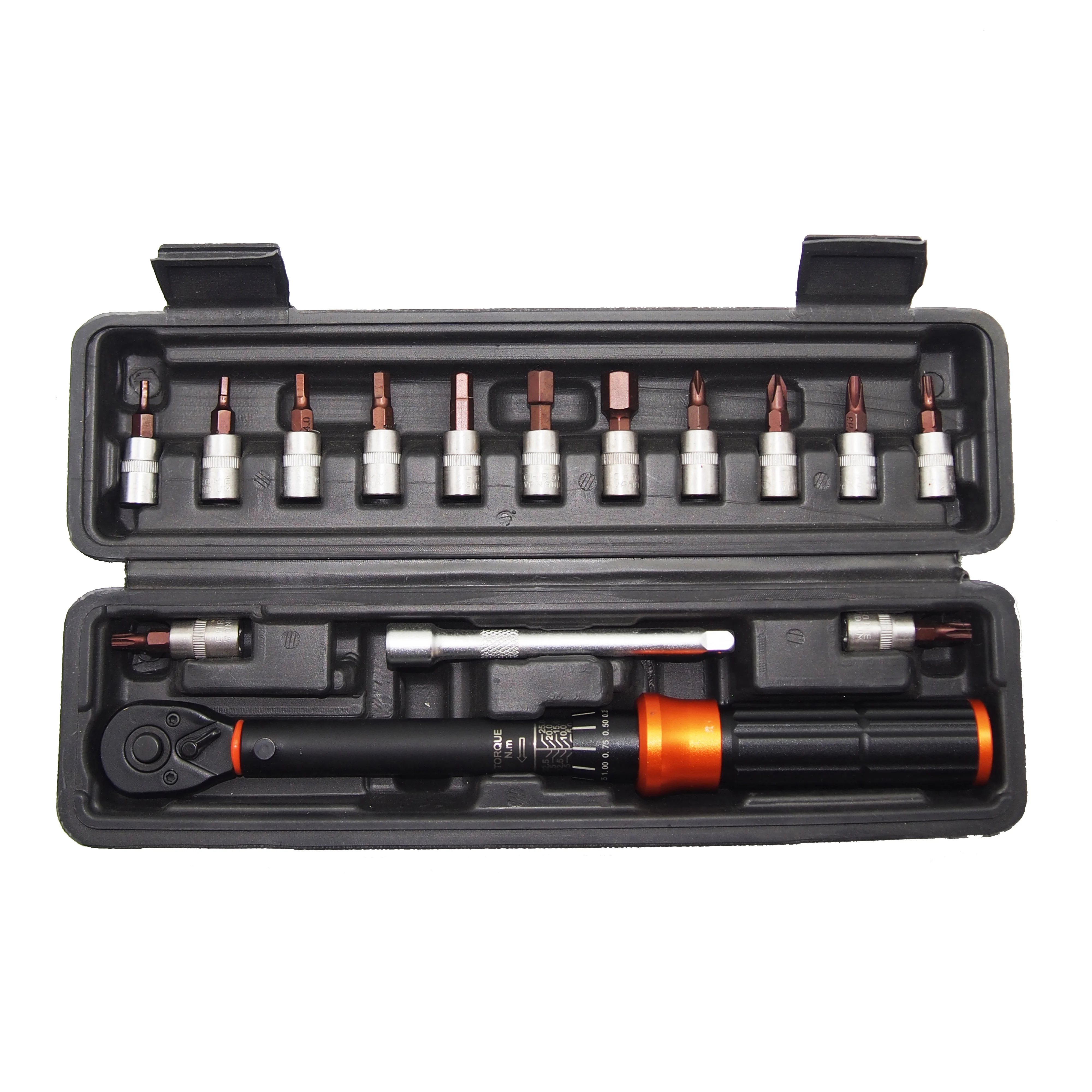 

High Quality 15 Pcs Bicycle Repair Tools Kit Manual Wrenches Precision Wheel Torque Wrench Set for Bike