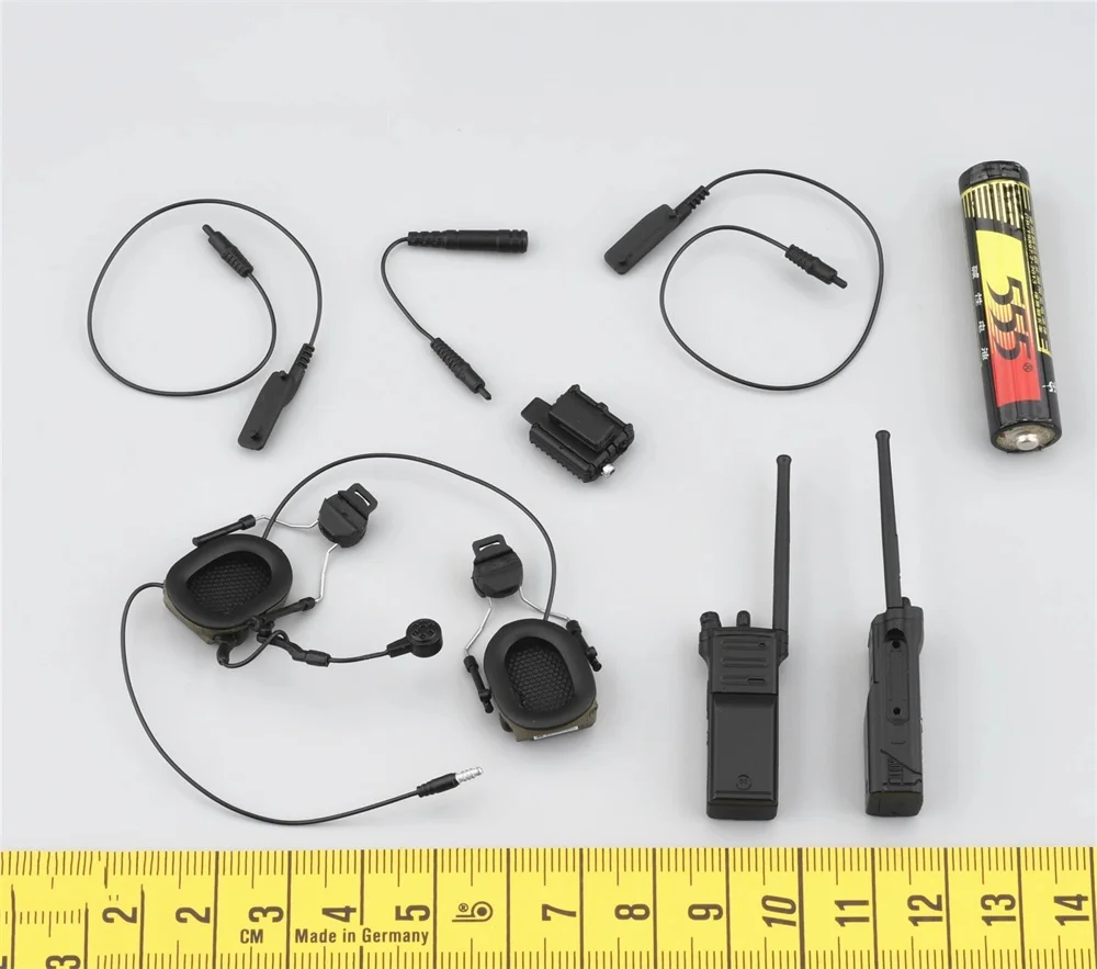 EASY&SIMPLE 1/6 Asia HK Soldier Doll SDU Toys Model Helmet Night Vision Headset Accessories For 12" Doll Figure ES 26070A - Image 4