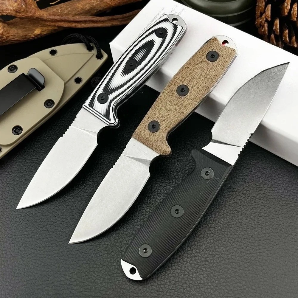 

ESEE-3 Fixed-Blade Outdoor Hiking Knife, D2 Steel Blade, G10 Handle, Everyday Multi-Purpose Camping Knife Collectible gifts