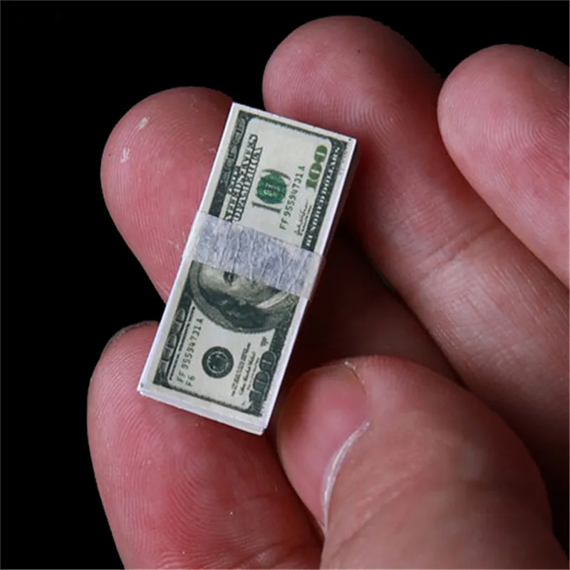 1/12 Scale Coins Dollars Euro Money Scene Accessories Toys for dollhouse Mini Miniature Model Miniature Accessories