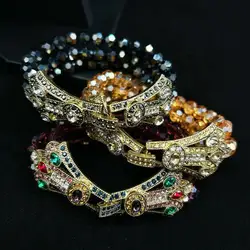 European and American fashion glass crystal retro bracelet