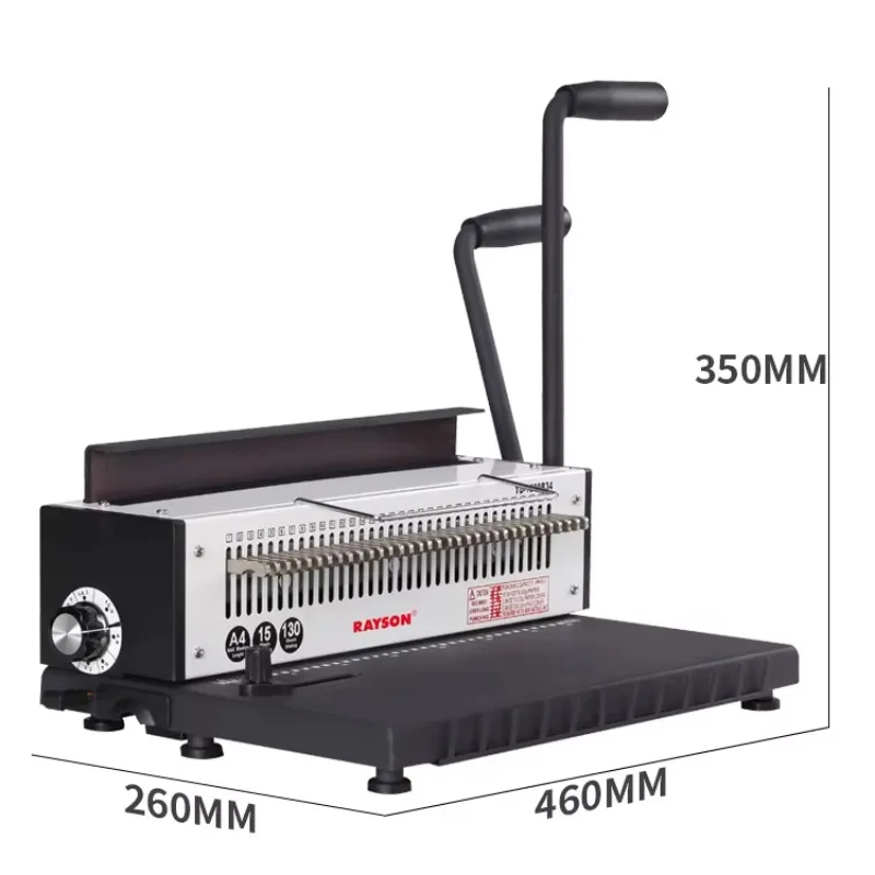 

Factory Wire Binder TD-1500B34 A3A4 Coil Spiral A5A6 Small Calendar Double Wire Book Binding Machine