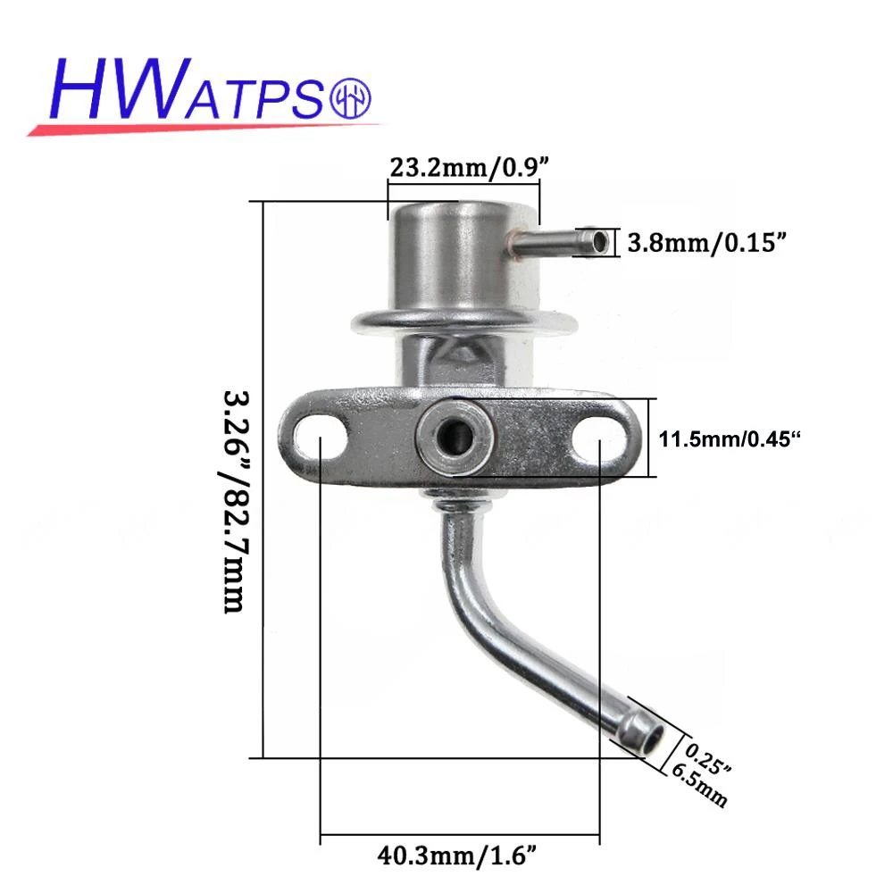 For Mitsubishi Lancer Mirage 1.8L 2.0L 2002-2007 Fuel Injection Pressure Regulator 1953004130 19530-04130 MR420657 PR434 PR4151