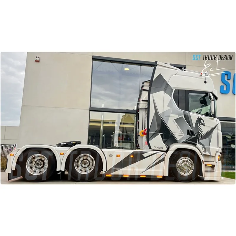 Autocollants UV Griffon pour voiture jouet, modèle de Simulation, décoration pour camion à benne basculante Tamiya RC 1/14 Scania 770S 56368 56379, 1 pièce