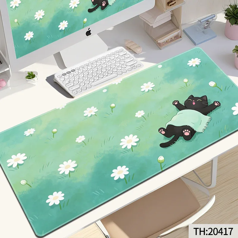 Gaming Desktop XXL Mouse Pad Large Hexagon Honeycomb Design Rubber Smooth Desk Mat for E-sports Office Keyboard Computer