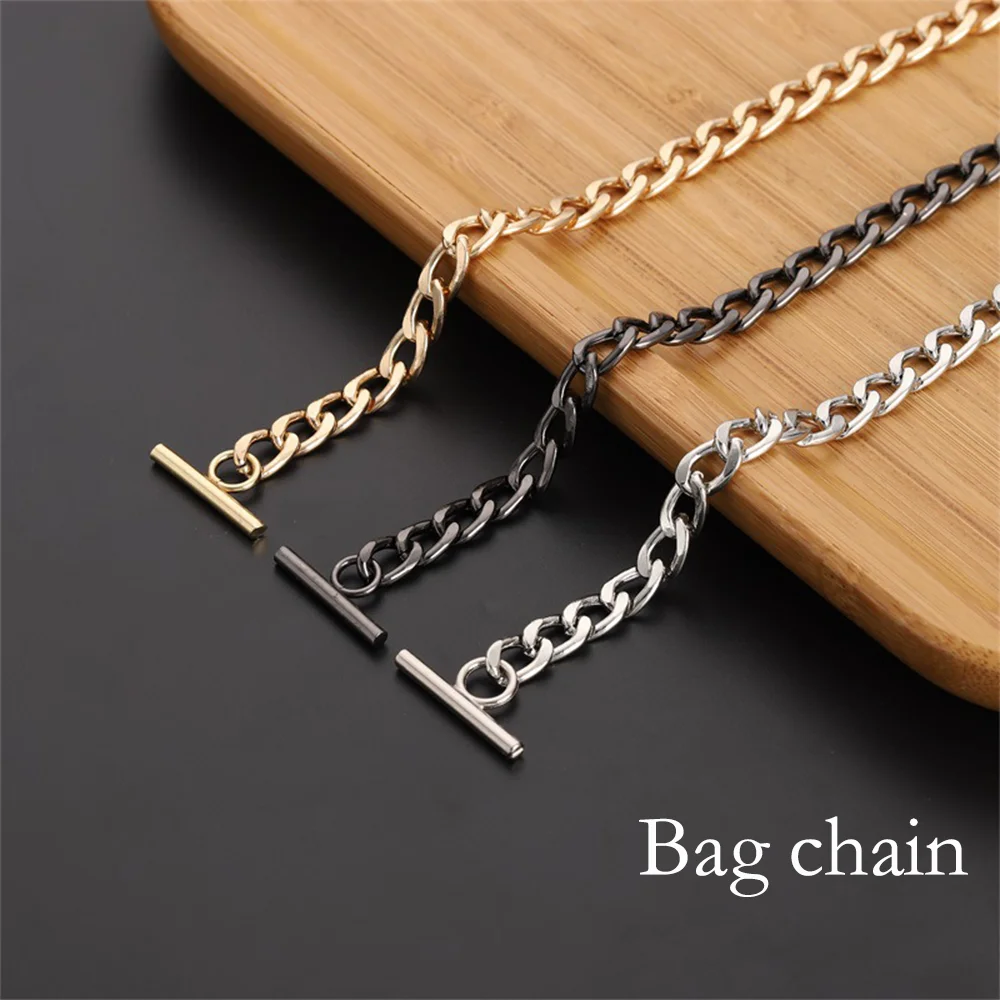 

Metal Chain Strap For Bags DIY Handles Crossbody Accessories For Handbag Luxury Brand Detachable Replacement Purse Chain Strap