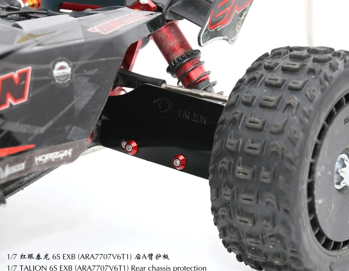 Nylon Rear A‑Arm Mud‑Guard Protector Set For ARRMA Talion 6S Red‑Eye 1/7 RC Buggy Dirt‑Proof Upgrade Parts