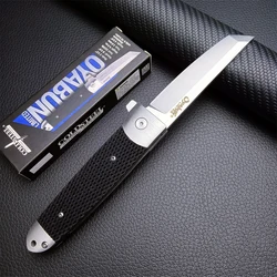 26T Oyabun Pocket Folding Knife S35VN Satin Blade Tanto G10 Handle Outdoor Hunting and Camping Survival Utility EDC Tool