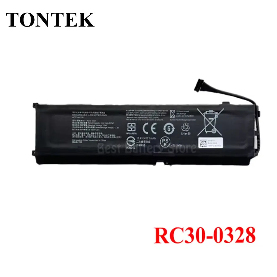 TONTEK RC30-0328 Laptop Battery 15.4V 65WH for Razer Blade 15