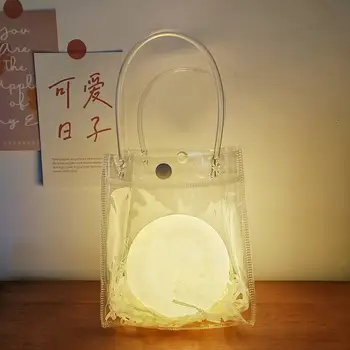 矽膠夜燈臥室裝飾燈紐扣電池供電月光卡通動物燈兒童禮物裝飾燈 8 最佳銷售 月光 - №5