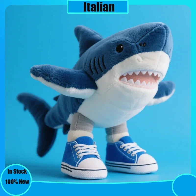 

miniso 25cm Italian Brainrot Tralalero Anime Plush Doll Stuffed Soft Pillow Toy, Custom Cushion Gift for Fans