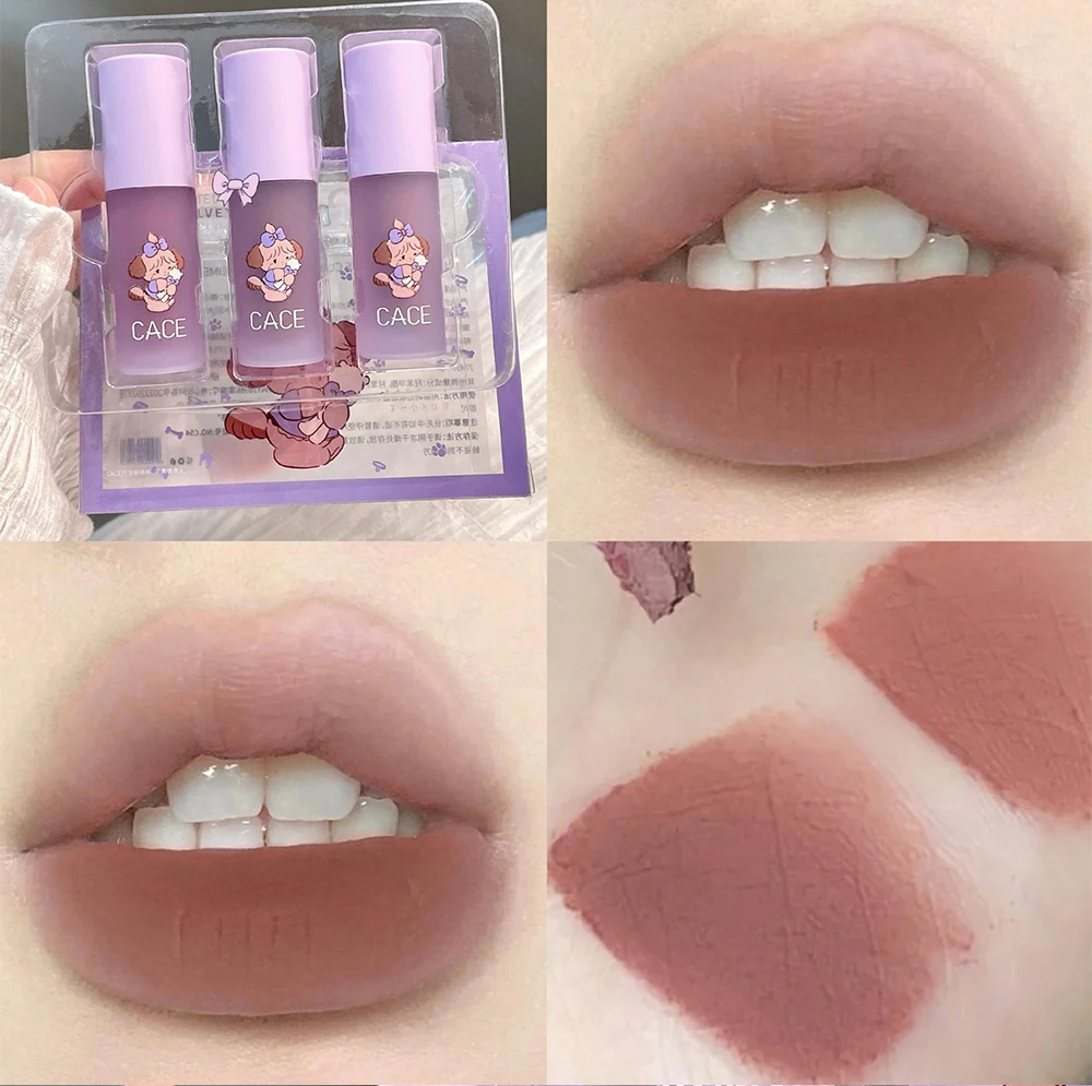 Velvet Matte Lip Gloss, impermeável, duradouro, hidratante, leve, alto pigmento, batom líquido sexy, cosméticos maquiagem, novo