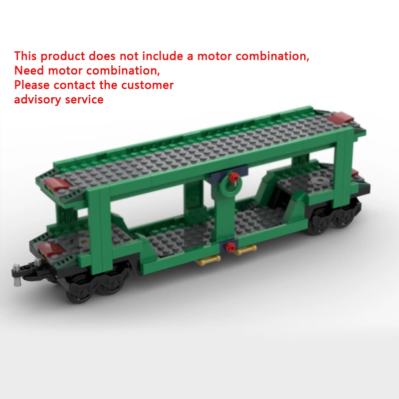 

City Car Model MOC Building Bricks Christmas Train Car Transport Modular Technology Assemble Children Toys Suit Gifts Holiday