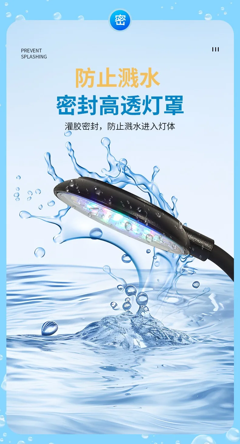 USB Aquarium Licht 5W 7W LED Wasserdichte Aquarium Beleuchtung Unterwasser Fisch Lampe Aquarien Dekor Anlage Lampe mini Aquarium Licht – Detail 11