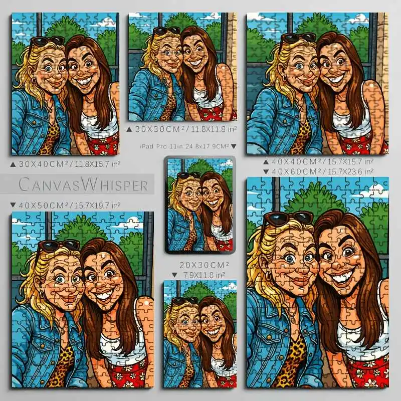 Transform your photos into humorous, custom-made jigsaw puzzles—whether it’s family, romance, or friendship, cherish these bonds